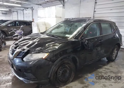 2016 Nissan Rogue S из США, поврежденный, VIN KNMAT2MV1GP625263